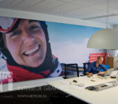 Wandvullende bekleding Vodafone