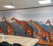 Fotobehang safari giraffen