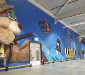 XXL print naadloos behang speelgoed
