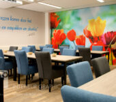 Naadloos behang Wordcloud Tulpen