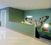 Interieur print vlinder
