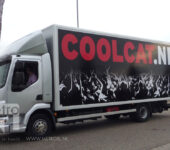 Belettering vrachtwagen Coolcat