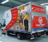 Full-colour belettering vrachtwagen Young Perfect Promotions YPP