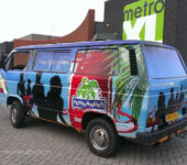 Bedrijfsbus wrappen full colour Fernandes