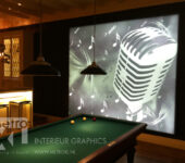 Lumiwall muziek microfoon bar