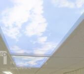 Lumiwall in plafond lucht wolken