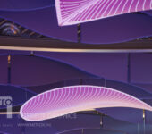 Pool sound wall absorbers baffle ceiling Sportiom den bosch