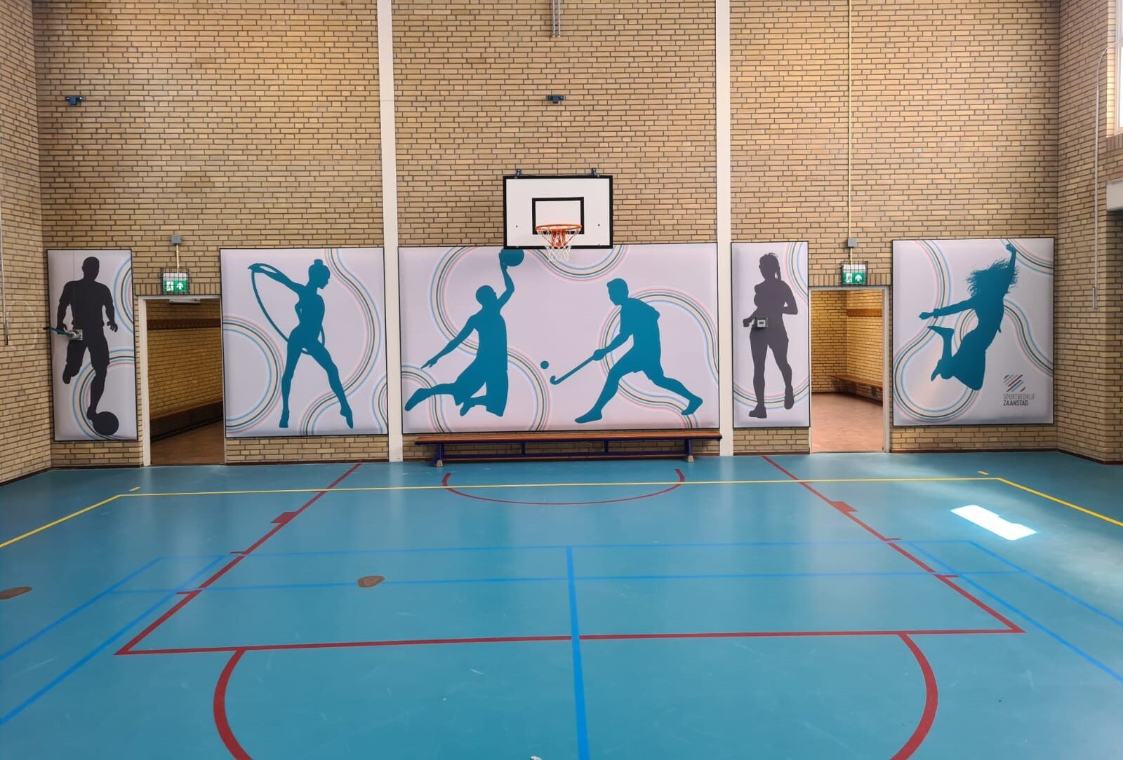 acoustiwall akoestische dempende wandpanelen pulastic verbeteren akoestiek gymzalen gehoorschade gymdocenten